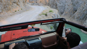 A jeep travels along Stone Road, in Erzincan, eastern Turkey, June 5, 2021. (AA PHOTO)