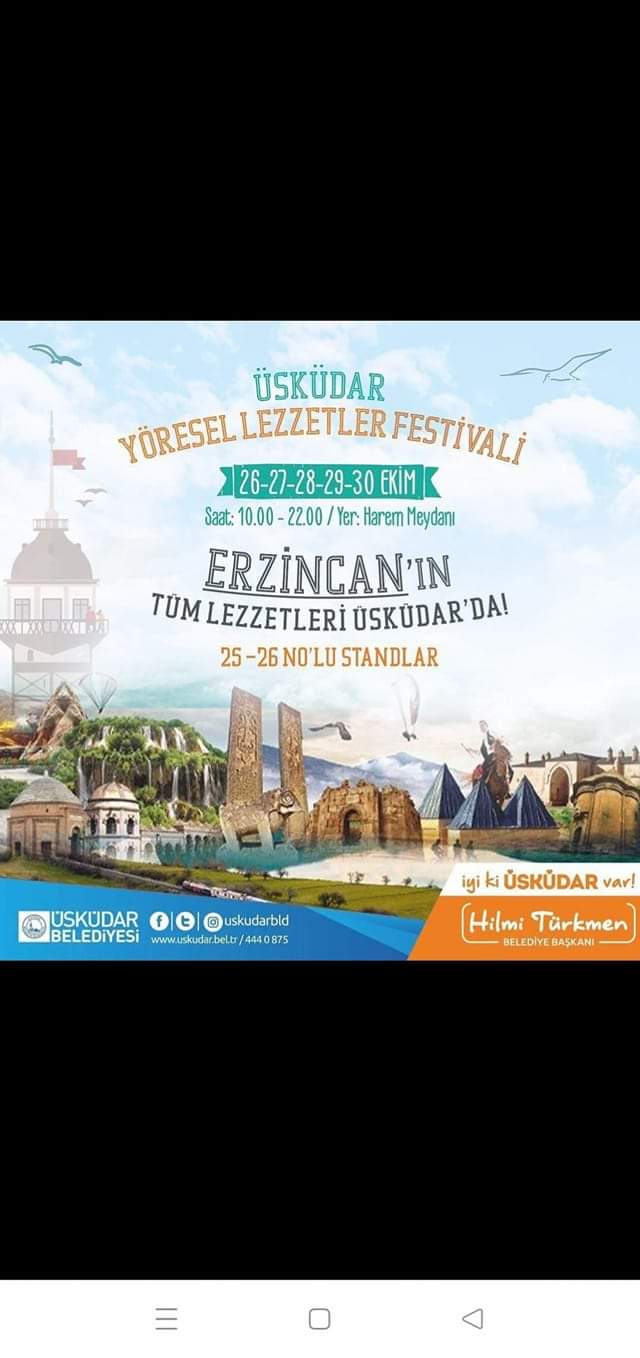 Yöresel Lezzet Festivali : Erzincan Yemekleri